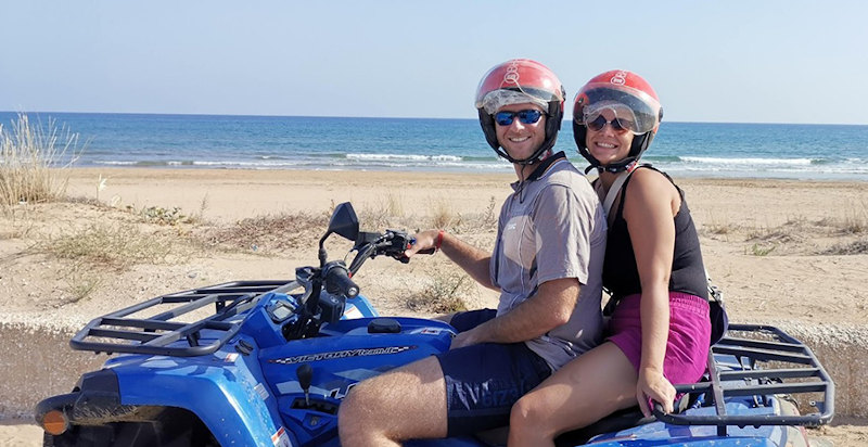 Escursione in quad tra le dune di Triscina, Selinunte