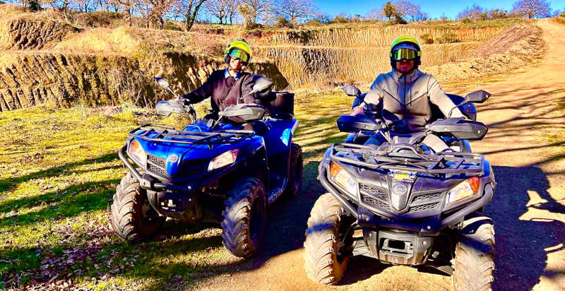 tour in quad vicino al lago di Bracciano
