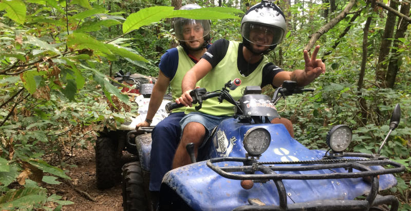 Tour in quad tra i sentieri boscosi di Varese, Lombardia