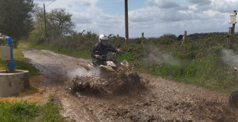 guado Sant'Antonio escursione quad cerveteri