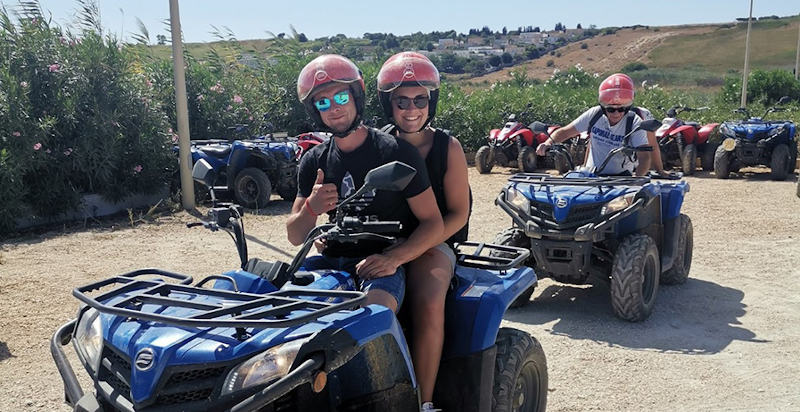 Esperienza in quad a Selinunte con vista sul Mar Mediterraneo