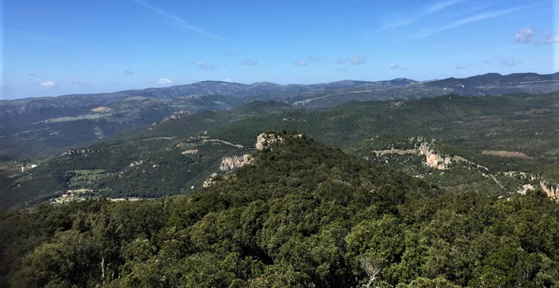 Percorso fuoristrada in quad nella zona di Ulassai