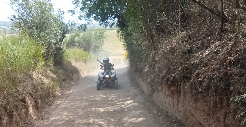 escursione quad tra storia e natura cerveteri nel Lazio