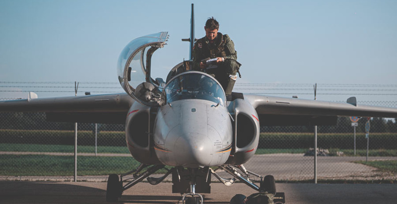 Esperienza di pilotaggio jet da caccia ad alta quota