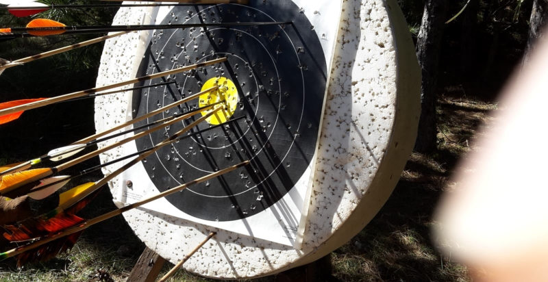 Bersagli per il tiro con l'arco nel cuore della campagna umbra