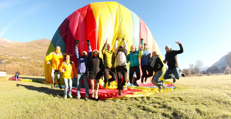 Esperienza unica di volo in mongolfiera nella Valle d’Aosta