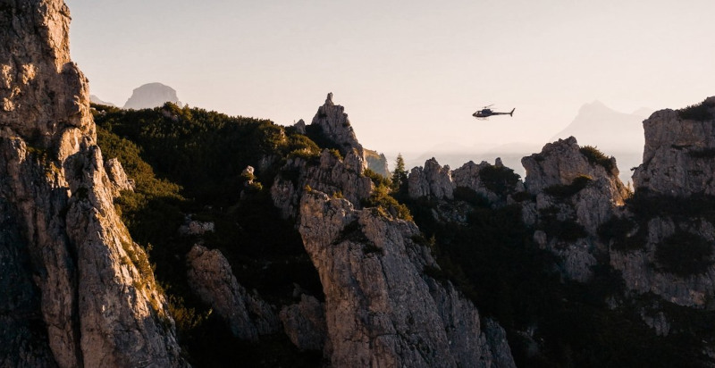 Volo privato in elicottero sopra Sudtirolo, esclusivo per gruppi