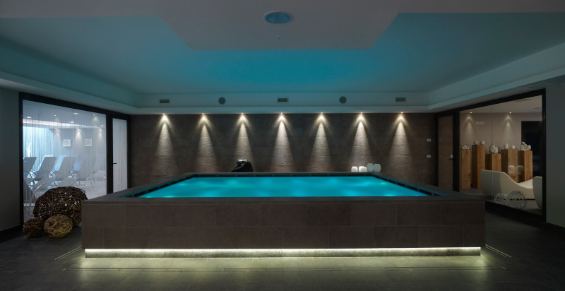 Centro benessere Garda Thermae con dettagli raffinati"