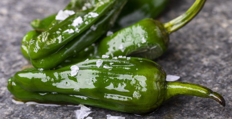 Peperoni dolci fritti specialità a Barcelona