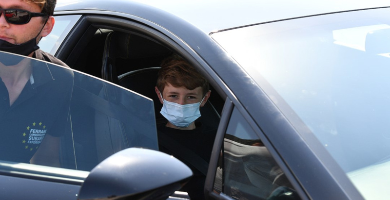 giovani copiloti Lamborghini pista Jesolo