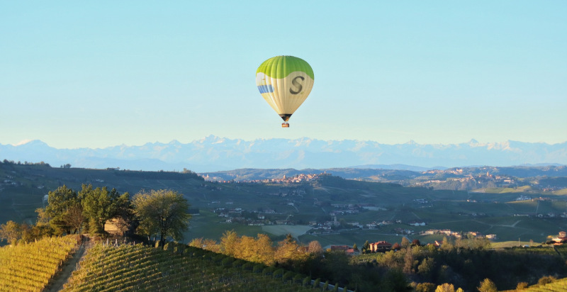 Giro in mongolfiera Barolo