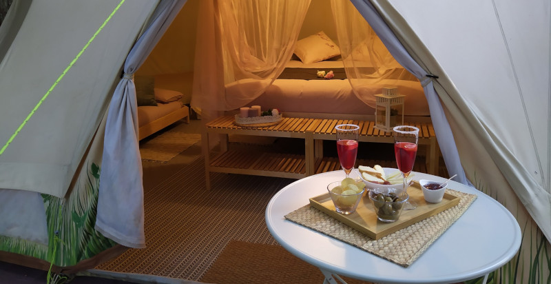 Glamping con tutti i comfort in un'ambientazione naturale unica nelle Madonie