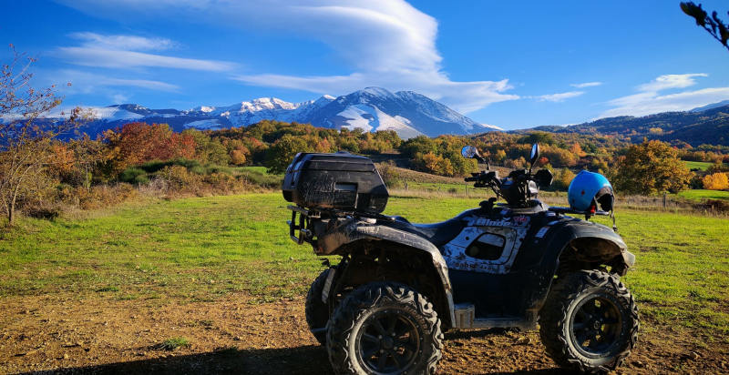 Avventura in quad tra i sentieri montani della Maiella in Abruzzo