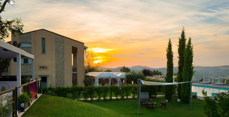 Vista del parco di 2 ettari tra le colline di Modena e Bologna