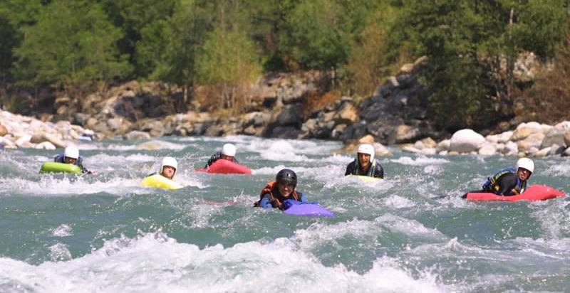Esperienza unica di hydrospeed immersi nella natura