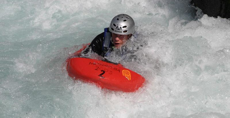 Avventura di hydrospeed sul fiume Sesia in Valsesia