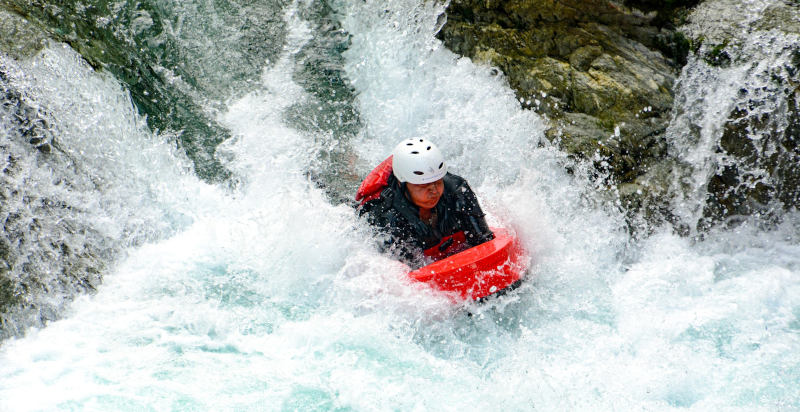 Discesa adrenalinica in Valsesia con l’hydrospeed