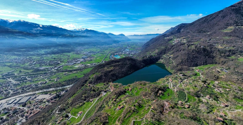Vista panoramica del Lago Moro, tappa finale del tour