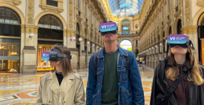 Esperienza in realtà virtuale con Milano Time Explorer nel centro storico