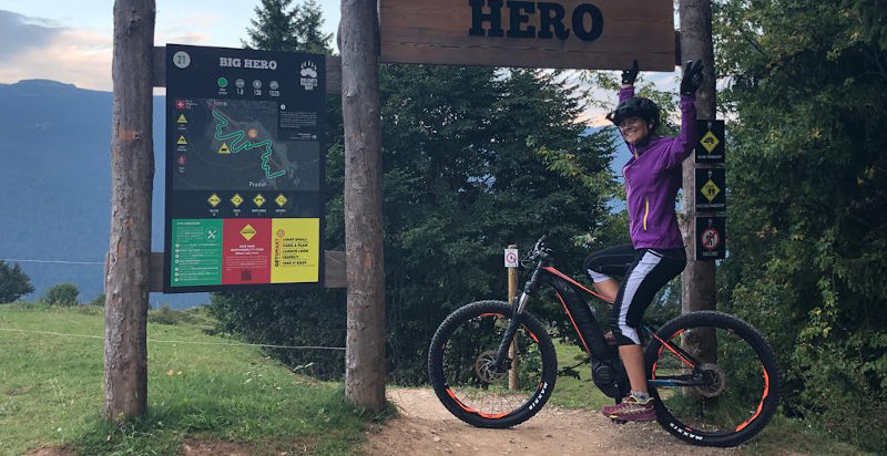 Tour guidato in mtb Molveno