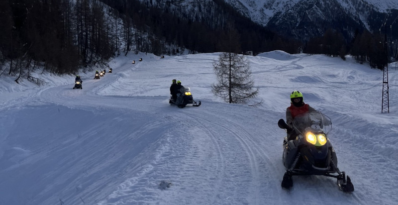 Escursione in motoslitta Foppolo Alpi Orobie
