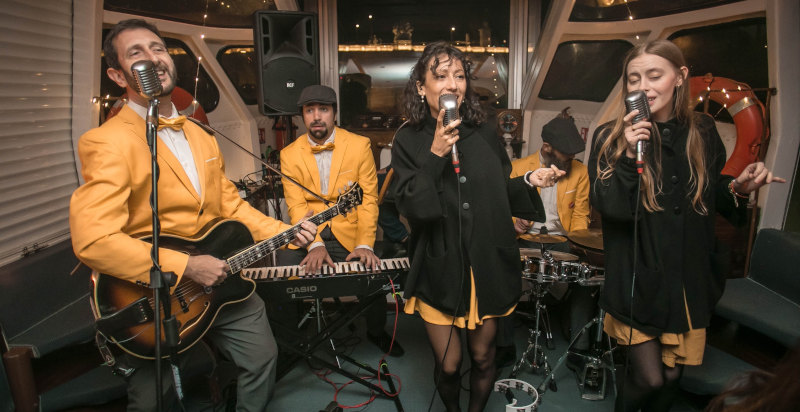 Musica jazz dal vivo su battello a Roma