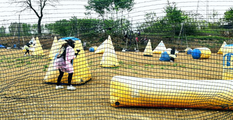 Campo di paintball a Frosinone di oltre 200 mq per sfide emozionanti