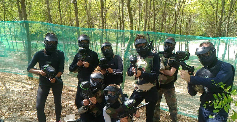 Partita di paintball per gruppi in Piemonte