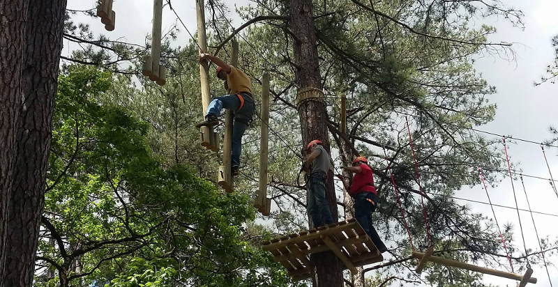 Avventura tra gli alberi a Rieti