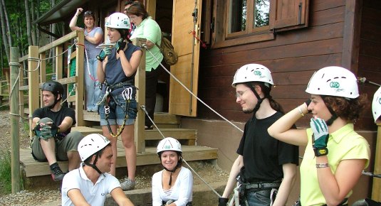 Area relax nel cuore del Parco Avventura di Veglio