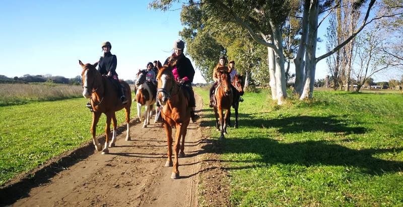 Percorso naturalistico a cavallo nella campagna romana