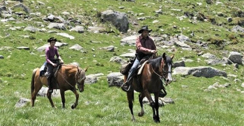 Passeggiata a cavallo nel parco del Lagorai