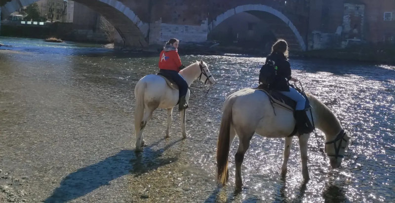 Passeggiata a cavallo tra i panorami naturali di Verona