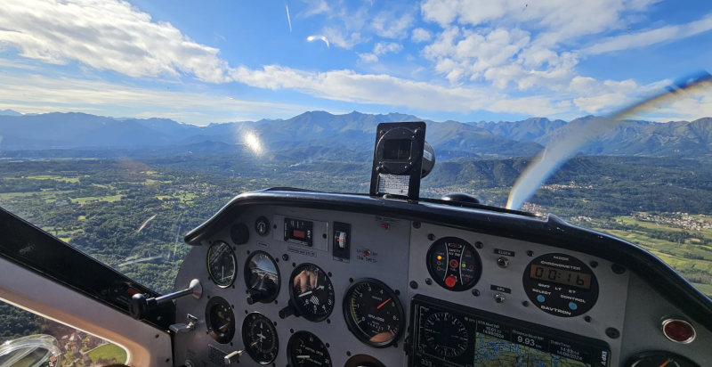 Pilota per un giorno con decollo da Mazzè