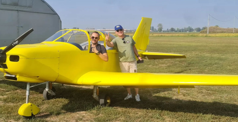 Esperienza di pilotaggio aereo ultraleggero in provincia di Brescia