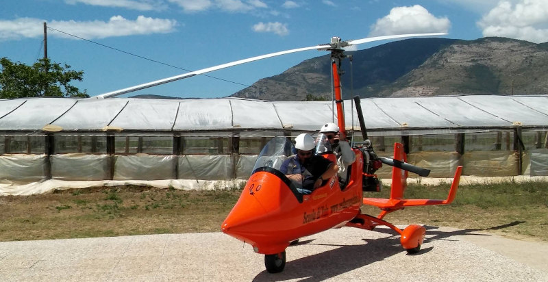 Esperienza pilotare autogiro da Salto di Fondi, Latina