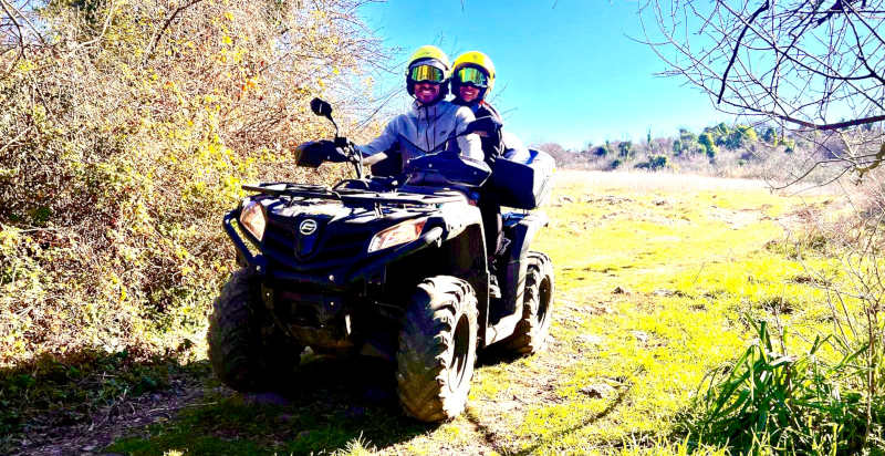 escursione in quad Bracciano nella campagna romana
