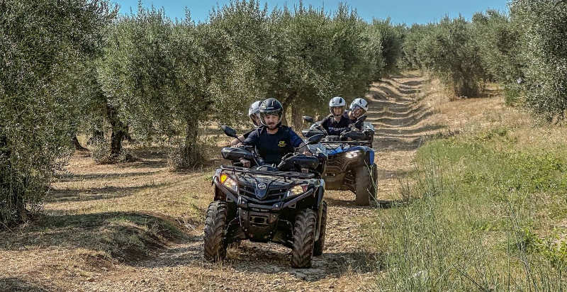 Escursione in quad a Rocca Massima su percorso off road immerso nella natura