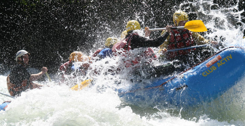 Avventura di rafting sul fiume Aurino in Alto Adige