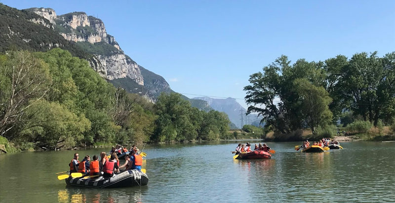 Vivi l'adrenalina del rafting a Borghetto Avio sul fiume Adige