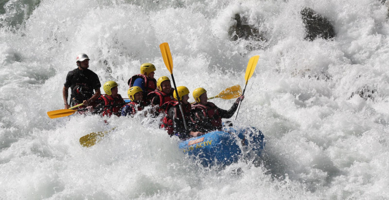 Rafting nella Valle Aurina, Alto Adige: divertimento in famiglia