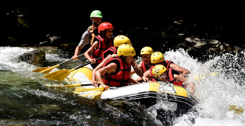 Rafting emozionante sul fiume Stura di Demonte a Cuneo