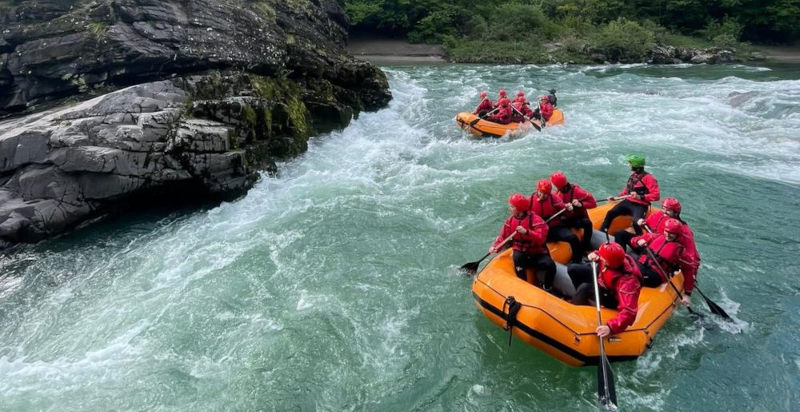 Rafting in Lombardia immersi nella natura della Val Brembana