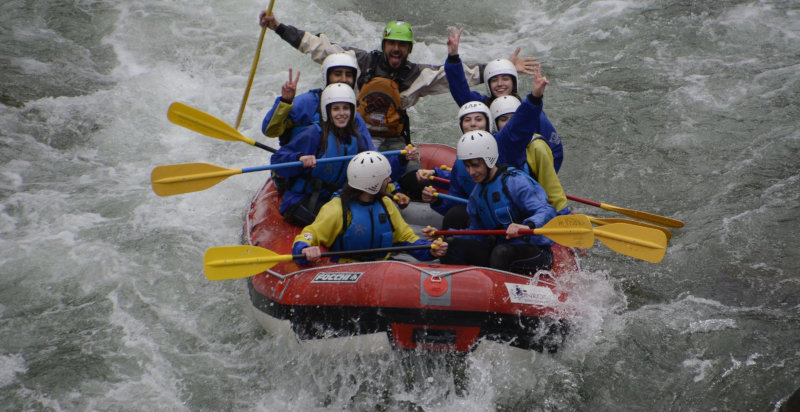 Attività di rafting adatta a tutti