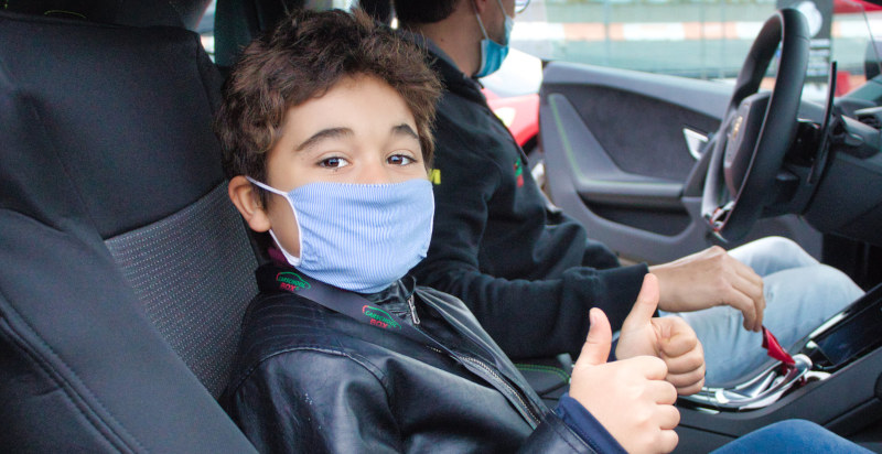 Lamborghini Gallardo Huracàn bambini pista Viterbo