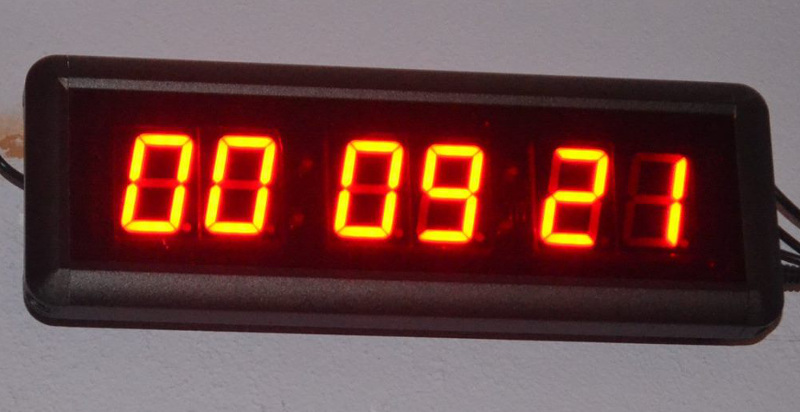 Orologio che segna il tempo durante un'avventura Escape Room