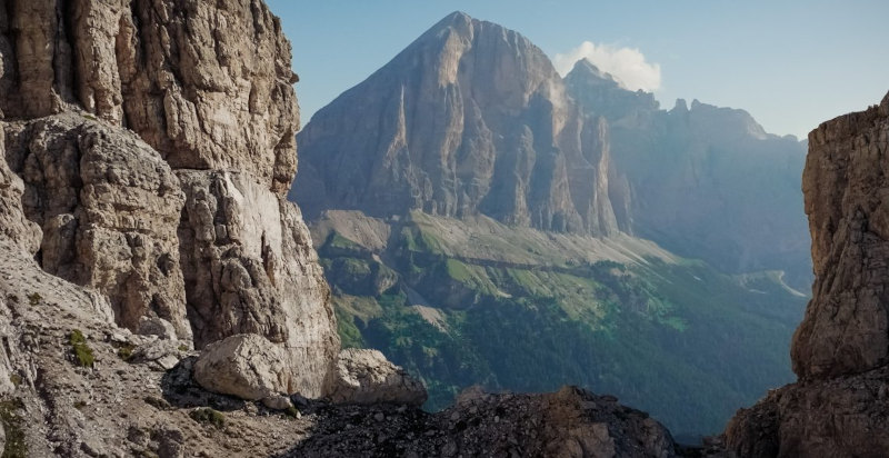 Giro in elicottero per gruppi da Renon, vista panoramica sulle montagne