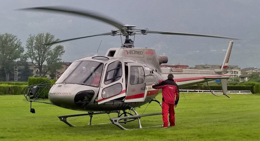volo in elicottero bolzano
