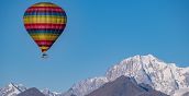 Viaggio esclusivo in mongolfiera sulle vette alpine di Aosta