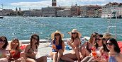 Aperitivo in barca con zona privè a Venezia